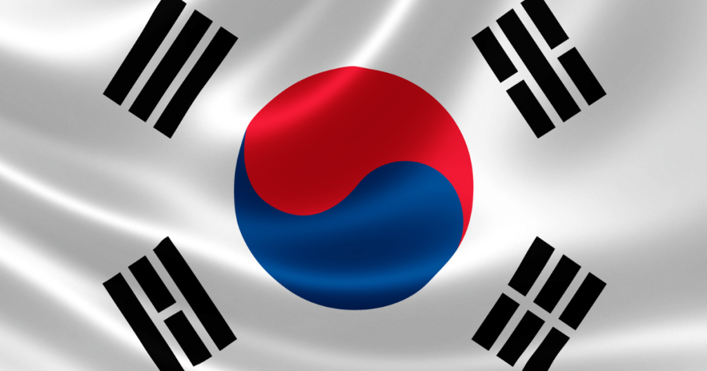 Corea del sud bandiera